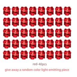 City LED Luminous Building Block minifigs Parts 2X2 Round Bricks DIY Decorative Ornament Pink and White Children Puzzle Toys