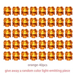 City LED Luminous Building Block minifigs Parts 2X2 Round Bricks DIY Decorative Ornament Pink and White Children Puzzle Toys