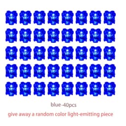 City LED Luminous Building Block minifigs Parts 2X2 Round Bricks DIY Decorative Ornament Pink and White Children Puzzle Toys