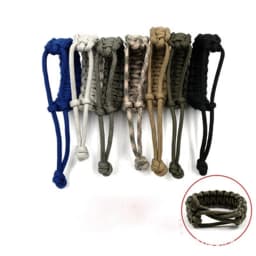 7 Colors Adjustable Survival Emergency Bracelet 550 Paracord Cord Bracelet Weaving Cord For Camping Hiking Outdoor Accessories