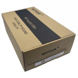 MATIHUR E-TP80 Audio Noise AC Power Filter Power Conditioner Power Purifier Surge Protection with EU Outlets Power Strip Silvery