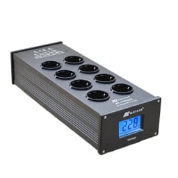 MATIHUR E-TP80 Audio Noise AC Power Filter Power Conditioner Power Purifier Surge Protection with EU Outlets Power Strip Silvery