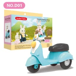 Toys Doll Forest Family Montessori Kitchen Miniature Doll House 1/12 Toy Kitchen Accessories Dollhouse Furniture Toys for Girls