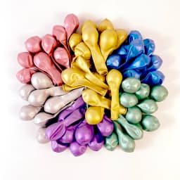 5-12inch Metal Chrome Balloon Birthday Party Wedding Decoration Globos Silver Gold Red Blue Purple Metallic Balloons Supplie