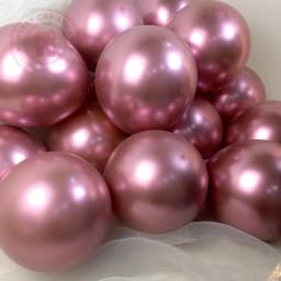5-12inch Metal Chrome Balloon Birthday Party Wedding Decoration Globos Silver Gold Red Blue Purple Metallic Balloons Supplie