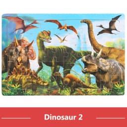 New 30 Pieces Wooden 3d Puzzles Cartoon Animal Jigsaw Puzzle Board Game Preschool Montessori Educational Toys For Children