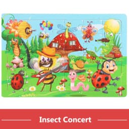 New 30 Pieces Wooden 3d Puzzles Cartoon Animal Jigsaw Puzzle Board Game Preschool Montessori Educational Toys For Children