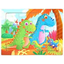 New 30 Pieces Wooden 3d Puzzles Cartoon Animal Jigsaw Puzzle Board Game Preschool Montessori Educational Toys For Children