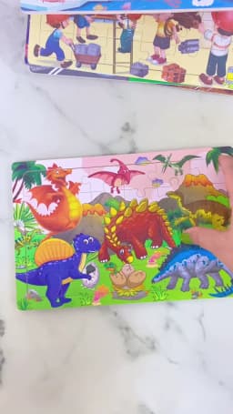 New 30 Pieces Wooden 3d Puzzles Cartoon Animal Jigsaw Puzzle Board Game Preschool Montessori Educational Toys For Children