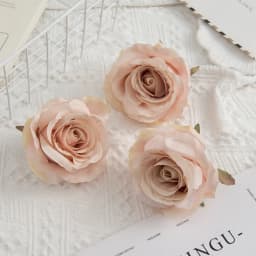 10PCS Artificial Flowers Wholesale Silk Fake Roses Valentine  Decoration Home Room Wedding Wreath Bridal Accessories Gift Box