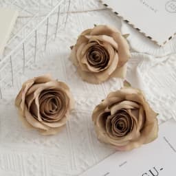 10PCS Artificial Flowers Wholesale Silk Fake Roses Valentine  Decoration Home Room Wedding Wreath Bridal Accessories Gift Box