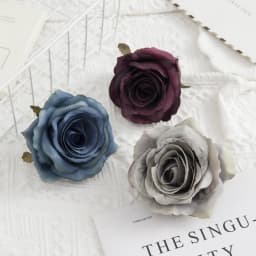 10PCS Artificial Flowers Wholesale Silk Fake Roses Valentine  Decoration Home Room Wedding Wreath Bridal Accessories Gift Box