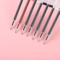 10pcs K35 0.5MM Gel Ink 10 Color Colorful Refill 110MM Length Refill for Press Gel Pen Stationary Cute Pens Ink Back to School
