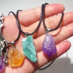 Natural Amethysts Flower Necklace Reiki Healing Stone Irregular Shape Jewelry DIY Gift Adjustable Choker Lucky Pendant For Women