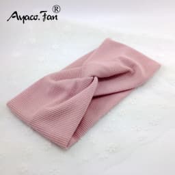 Solid Cross Headbands for Woman New Hairband Wool Knitted Elastic Sports Yoga Headband Headwear Girls Hair Band Hair Accessories