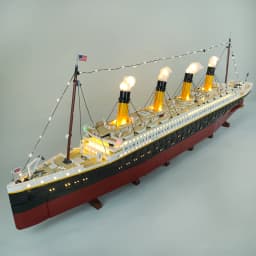 LED Light Set For Creative 10294 Titanic Royal Cruise Boat Classic Movie Ship Model Collectible Figures Bricks No Building Block