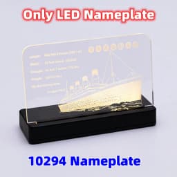 LED Light Set For Creative 10294 Titanic Royal Cruise Boat Classic Movie Ship Model Collectible Figures Bricks No Building Block
