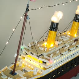 LED Light Set For Creative 10294 Titanic Royal Cruise Boat Classic Movie Ship Model Collectible Figures Bricks No Building Block