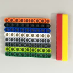 Lot 40490 Liftarm Thick 1 x 9 Brick Collections Toys For Technical MOC Building Block Compatible Science And Technology Spare