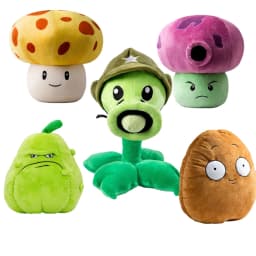 Genuine Plants vs Zombies2 15-40cm Cute Cartoon Game Stuffed Plush Doll Toy Sunflower Wall-Nut Peashooter Squash Figure Kid Gift