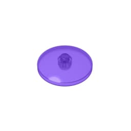 Gobricks GDS-945 Dish 4 x 4 Inverted with Solid Stud compatible with lego 3960 30065 DIY Educational Building Blocks Tech