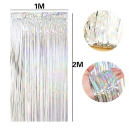 Advanced Birthday Party Decorations Backdrop Wall Foil Tassel Fringe Curtain Kids Adult Photo Booth Baby Shower Party Supplies