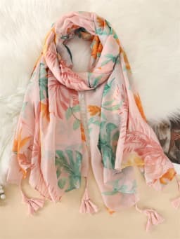 2023 Fashion Paisley Abstract Floral Tassel Viscose Shawl Scarf Lady High Quality Wrap Thin Pashmina Stole Muslim Hijab 180*90Cm