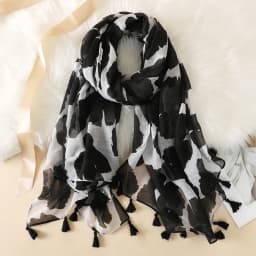 2023 Fashion Paisley Abstract Floral Tassel Viscose Shawl Scarf Lady High Quality Wrap Thin Pashmina Stole Muslim Hijab 180*90Cm