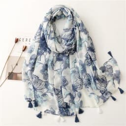 2023 Fashion Paisley Abstract Floral Tassel Viscose Shawl Scarf Lady High Quality Wrap Thin Pashmina Stole Muslim Hijab 180*90Cm