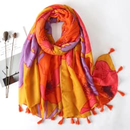 2023 Fashion Paisley Abstract Floral Tassel Viscose Shawl Scarf Lady High Quality Wrap Thin Pashmina Stole Muslim Hijab 180*90Cm