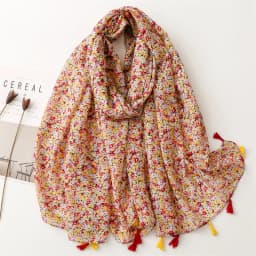 2023 Fashion Paisley Abstract Floral Tassel Viscose Shawl Scarf Lady High Quality Wrap Thin Pashmina Stole Muslim Hijab 180*90Cm