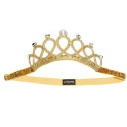 Baby Glitter Rhinestone Children's Hairband Sweet Princess Crown Hat Girl One 1st Happy Birthday Party Decor Head Band Hat Favor