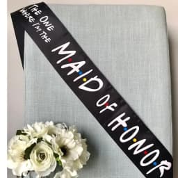 I Do Crew Bridesmaid Maid of Honor Groom Bride to Be Sash Friend Theme Bachelorette Party Bridal Shower Decoration Proposal Gift