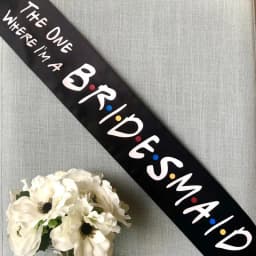 I Do Crew Bridesmaid Maid of Honor Groom Bride to Be Sash Friend Theme Bachelorette Party Bridal Shower Decoration Proposal Gift
