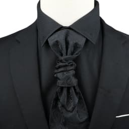 Luxury Men Paisley Ascot Tie Tuxedo Man Wedding Business Party Cravat Tie 10CM Vintage Pattern Necktie Gentleman Accessories