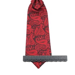 Luxury Men Paisley Ascot Tie Tuxedo Man Wedding Business Party Cravat Tie 10CM Vintage Pattern Necktie Gentleman Accessories