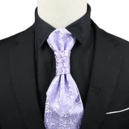 Luxury Men Paisley Ascot Tie Tuxedo Man Wedding Business Party Cravat Tie 10CM Vintage Pattern Necktie Gentleman Accessories