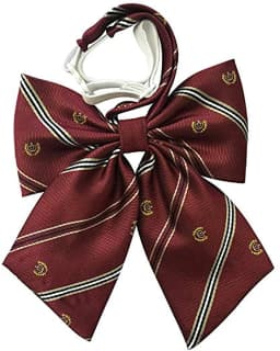 VEEKTIE Bow tie Ribbons Fashion Japanese JK/DK Style Striped School Uniform Bow Tie for Girls Korean Cosplay Women Butterfly