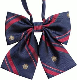 VEEKTIE Bow tie Ribbons Fashion Japanese JK/DK Style Striped School Uniform Bow Tie for Girls Korean Cosplay Women Butterfly