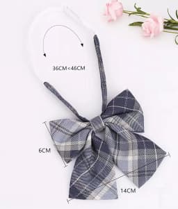 VEEKTIE Bow tie Ribbons Fashion Japanese JK/DK Style Striped School Uniform Bow Tie for Girls Korean Cosplay Women Butterfly