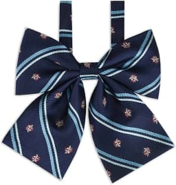 VEEKTIE Bow tie Ribbons Fashion Japanese JK/DK Style Striped School Uniform Bow Tie for Girls Korean Cosplay Women Butterfly