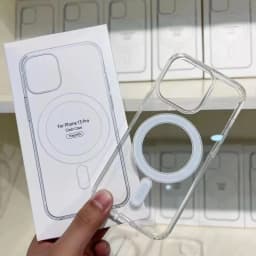 Hard Crystal Original Magnectic Case For iPhone 13 12 11 14 15 16 17 18 Pro Max 17e SE Air For Magsafe Wireless Charging Cover