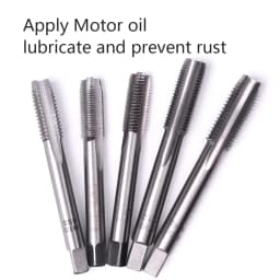 1pcs M14X1.5 HSS Metric Thread Tap Straight Fluted Screw Thread Right Hand Tap Drill Hand Tool