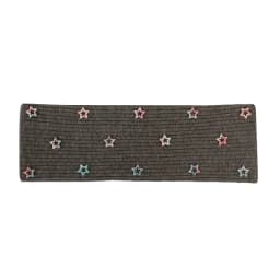Geebro Women Ribbed Elastic Pearl Heart Headband Soft Bow Star Stripe Hair Band Yoga Running Slouchy Girls Hair Accessories