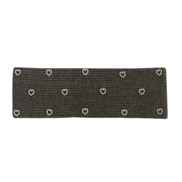 Geebro Women Ribbed Elastic Pearl Heart Headband Soft Bow Star Stripe Hair Band Yoga Running Slouchy Girls Hair Accessories