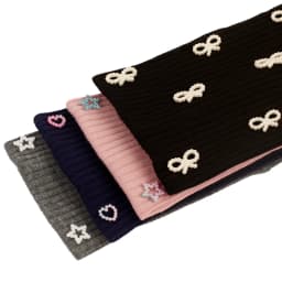 Geebro Women Ribbed Elastic Pearl Heart Headband Soft Bow Star Stripe Hair Band Yoga Running Slouchy Girls Hair Accessories
