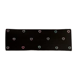 Geebro Women Ribbed Elastic Pearl Heart Headband Soft Bow Star Stripe Hair Band Yoga Running Slouchy Girls Hair Accessories