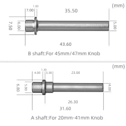 Gomexus Alloy Reel Shaft and Bearing for Shimano Daiwa Ryobi Peen Baitcatsing Spinning Reel Handle Parts