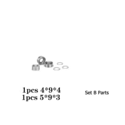Gomexus Alloy Reel Shaft and Bearing for Shimano Daiwa Ryobi Peen Baitcatsing Spinning Reel Handle Parts