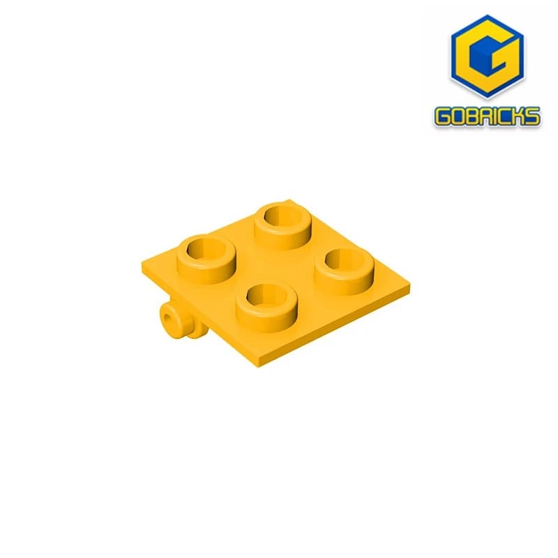 Gobricks GDS-830 Hinge Brick 2 x 2 Top Plate compatible with lego 6134 children's DIY Educational Building Blocks Technical